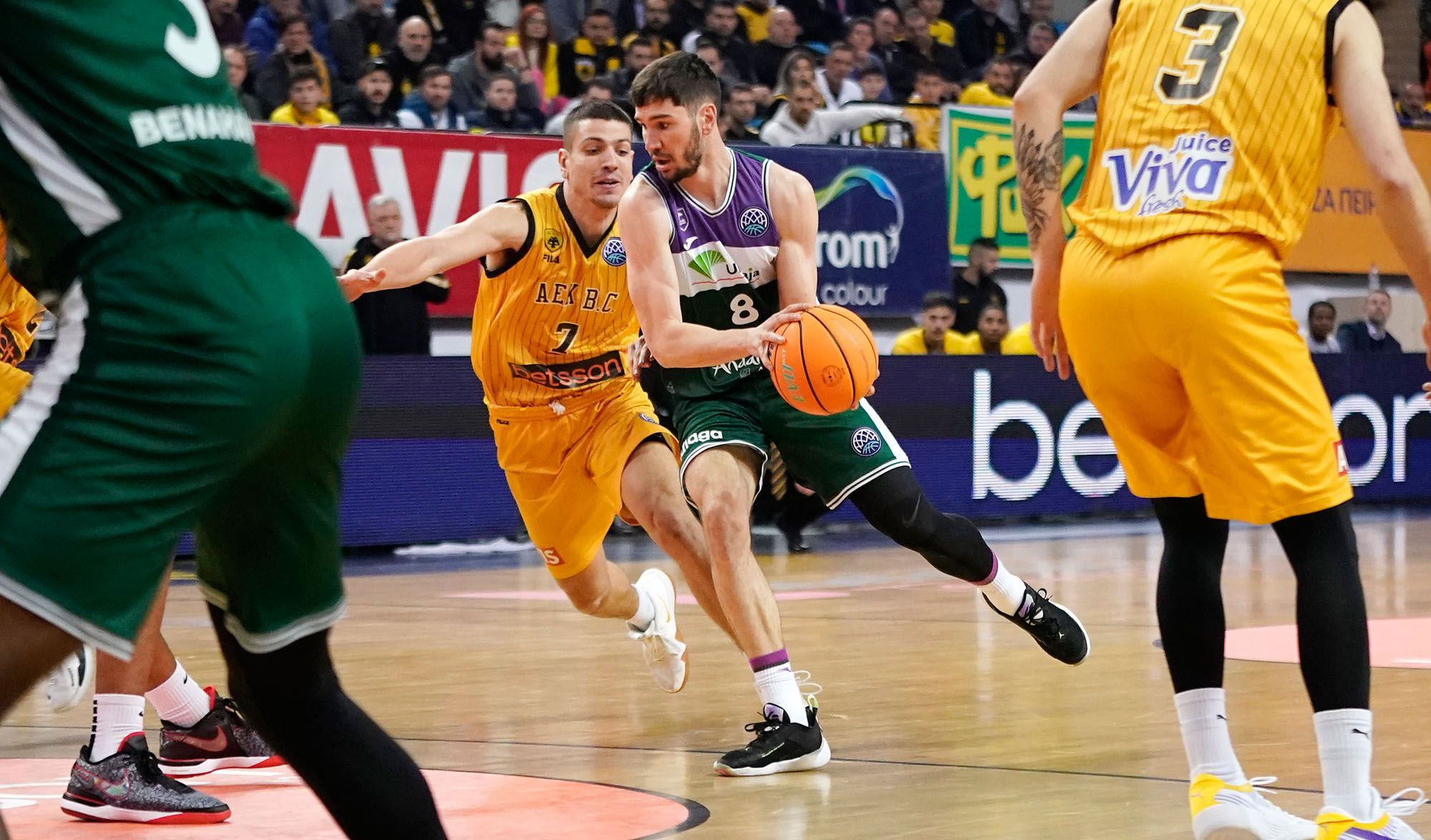 AEK B.C. – Unicaja Málaga (20:00) Semifinales Basketball Champions League