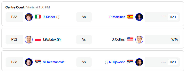 wimbledon central sabado5 2025