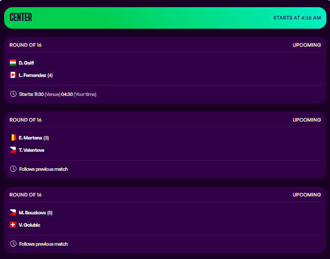 wta osaka partidos jueves16 2025